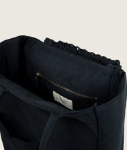 Load image into Gallery viewer, Pazar Book Tote Charcoal Black Plant Dyed Nylon