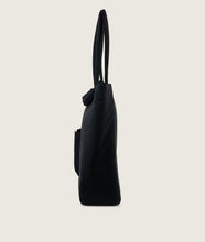 Load image into Gallery viewer, Pazar Book Tote Charcoal Black Plant Dyed Nylon