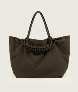 Pazar Tote XL brown plant dyed nylon
