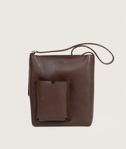 Nasch bag S dark brown