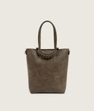Load image into Gallery viewer, Pazar I Pazar Tote Nano Antique Brown I front view I white background