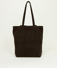 Load image into Gallery viewer, Pazar Book Tote Velvet brown