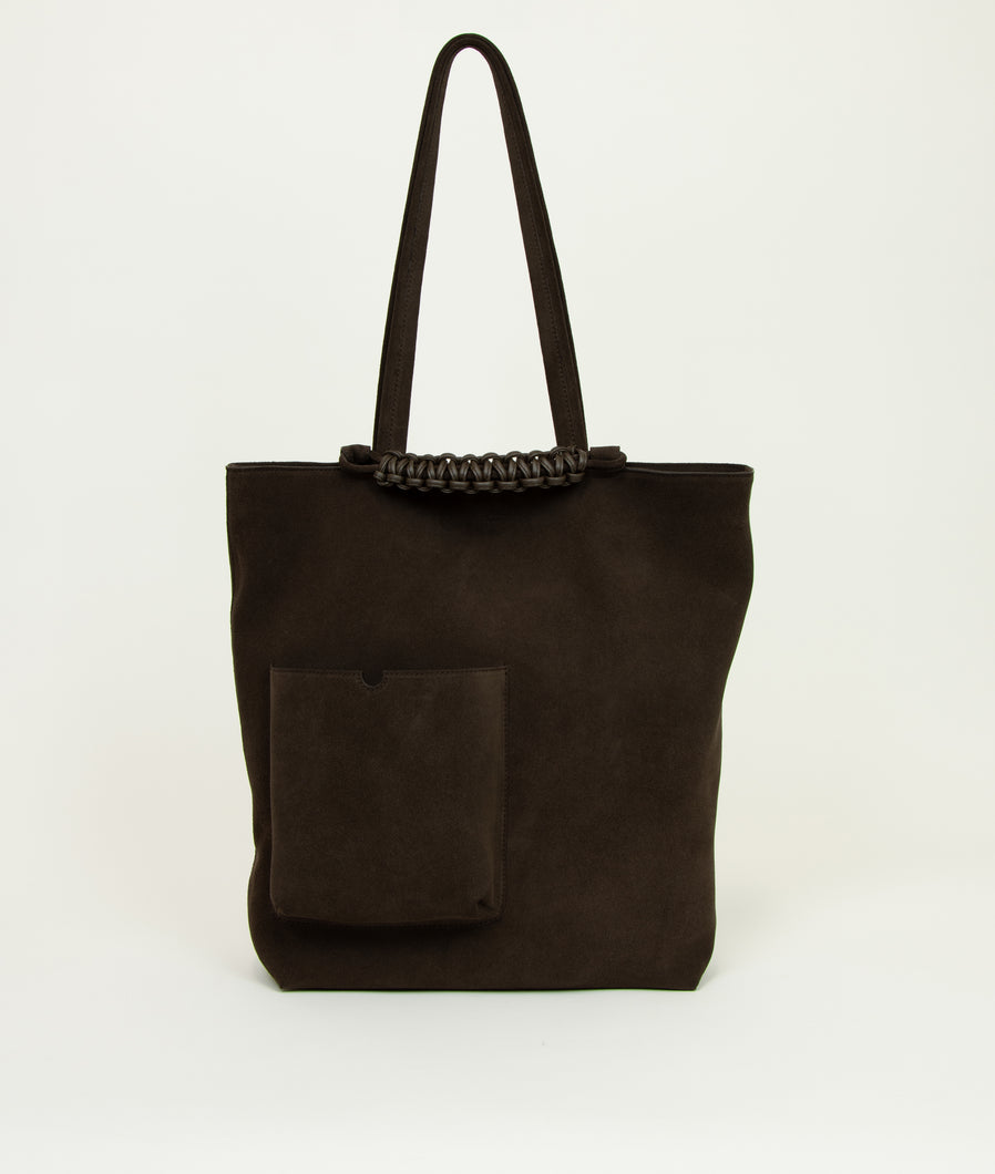 Pazar Book Tote Velvet brown