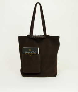 Pazar Book Tote Velvet brown