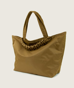 Pazar Tote XL Coyote brown recycled nylon