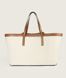 Load image into Gallery viewer, Reins Tote Bag Canvas XL Caramello/Ivory