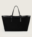 Load image into Gallery viewer, Reins Tote Bag Canvas XL Black
