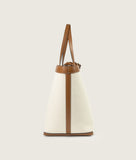 Load image into Gallery viewer, Reins Tote Bag Canvas XL Caramello/Ivory