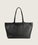 Load image into Gallery viewer, Reins Tote Bag M Black Calf Leather