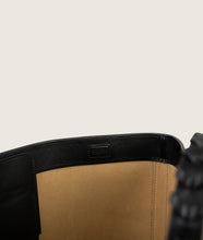 Load image into Gallery viewer, Reins Tote Bag M Black Calf Leather