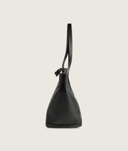 Load image into Gallery viewer, Reins Tote Bag M Black Calf Leather