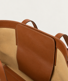 Load image into Gallery viewer, Reins Tote Bag M Caramello Soft Cow Leather