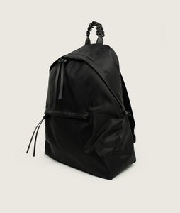 Backpack recycled nylon Black