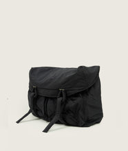 Load image into Gallery viewer, Messenger bag XL Black plant dye nylon