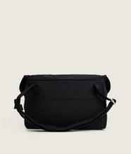 Load image into Gallery viewer, Messenger bag M black plant dyed nylon