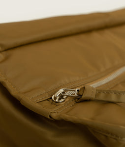 Messenger bag M coyote brown recycled nylon