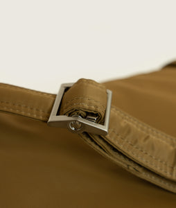 Messenger bag M coyote brown recycled nylon