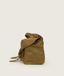 Messenger bag M coyote brown recycled nylon