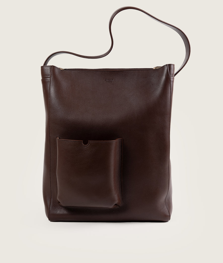 Nasch bag L dark brown