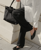 Load image into Gallery viewer, Pazar Tote M Charcoal black plant dyed nylon
