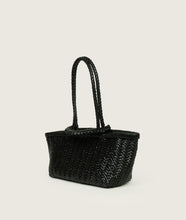 Load image into Gallery viewer, Pazar Tote Boat handwoven black SAGAN Vienna online shop EXCLUSIVE