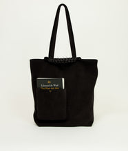 Load image into Gallery viewer, Pazar Book Tote Velvet black