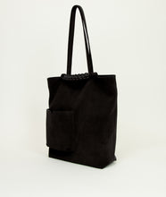 Load image into Gallery viewer, Pazar Book Tote Velvet black