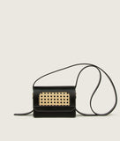 Load image into Gallery viewer, Vienna Crossbody S Black GRAPE LEATHER