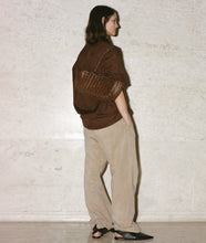 Load image into Gallery viewer, Pazar Tote Boat Handwoven Brown