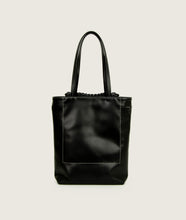 Load image into Gallery viewer, Pazar Tote Nano Grape leather black